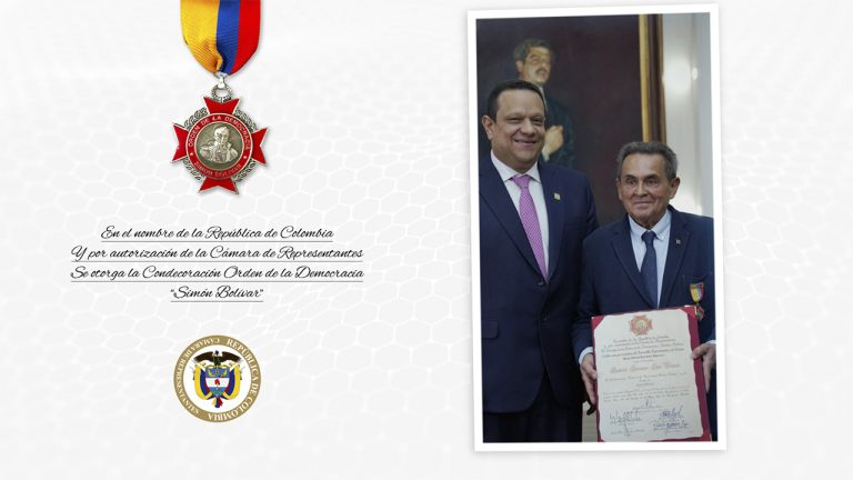 Resumen Condecoración Orden Simón Bolivar